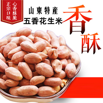 山东特产五香花生米休闲零食坚果500克