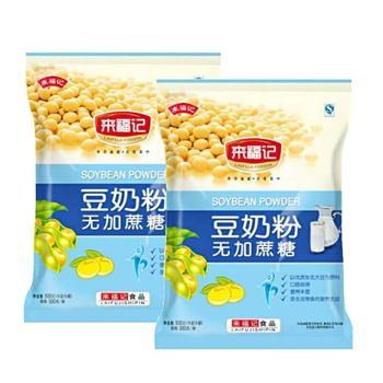 2袋装 速溶冲饮豆奶粉500g*2袋 无蔗糖奶粉健康