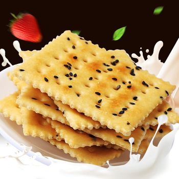 苏打饼干奶盐饼干零食早餐 四种口味混合发 食品