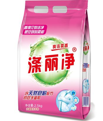 洗衣粉5斤袋装 自然清香天然皂粉2.5KG
