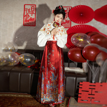 新中式国风凤阙马面裙