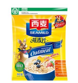 西麦燕麦片冲饮早餐营养健康免煮即食无蔗糖代餐纯燕麦片1480g
