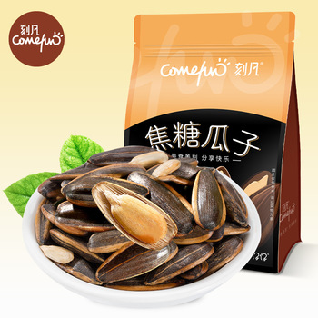 刻凡焦糖瓜子500g袋装葵花籽坚果炒货可以吃很久的零食休闲小吃