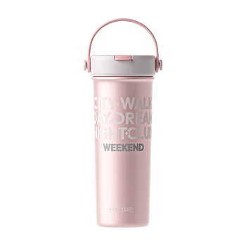 HOLLYBABY手提果茶保温杯（陶瓷内胆）600ml/316L不锈钢+内喷陶