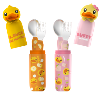 FACE×B.DUCK儿童叉勺套装