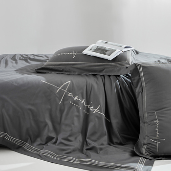 品梵 家纺100S贡缎绣花套件春夏双人四件套  200*230CM