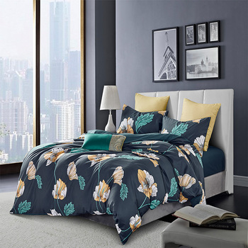 路易卡罗 60长绒棉印花四件套LK6328-秋日私语