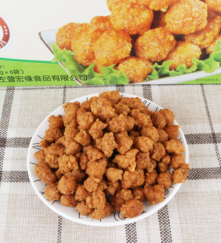 山东菏泽鄄城特产左营脆脆香绿豆丸子200g*6袋整箱礼盒装